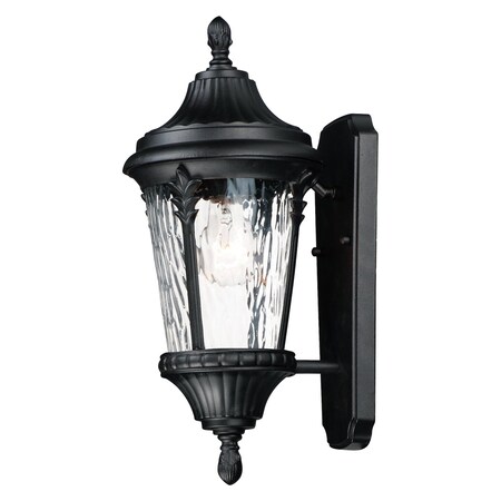 Maxim Sentry 1-Light Outdoor Wall Sconce 3053WGBK